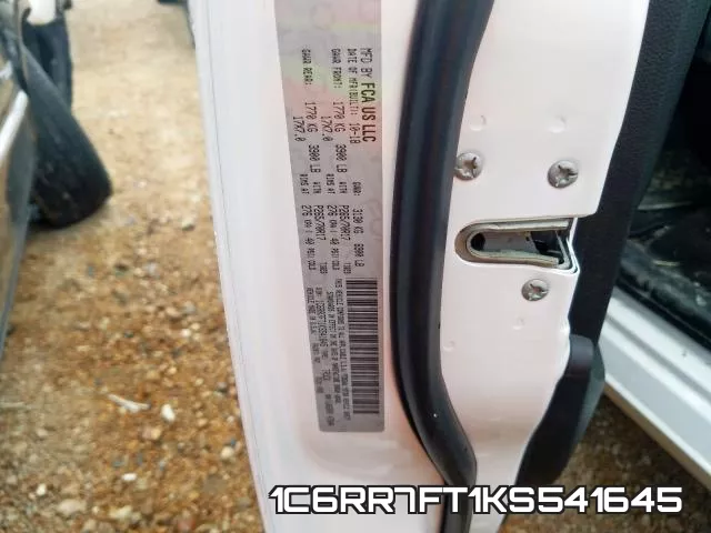 1C6RR7FT1KS541645 фото 2