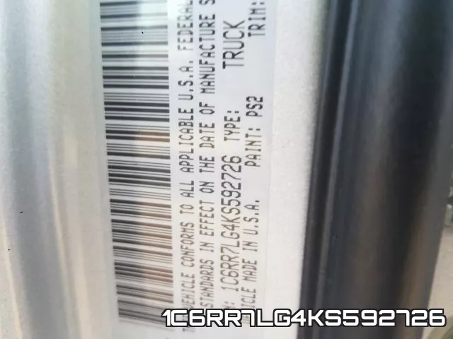 1C6RR7LG4KS592726 фото 2