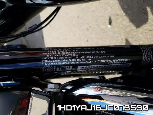 1HD1YAJ16JC073530 фото 2