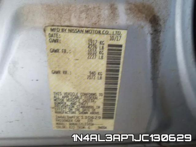 1N4AL3AP7JC130629 фото 2