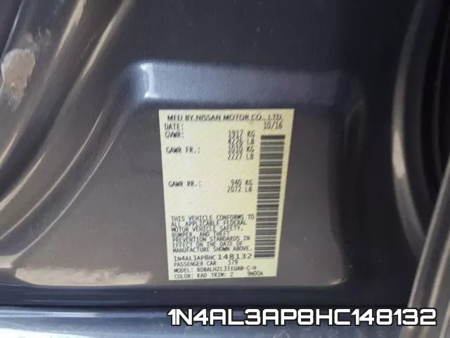 1N4AL3AP8HC148132 фото 2