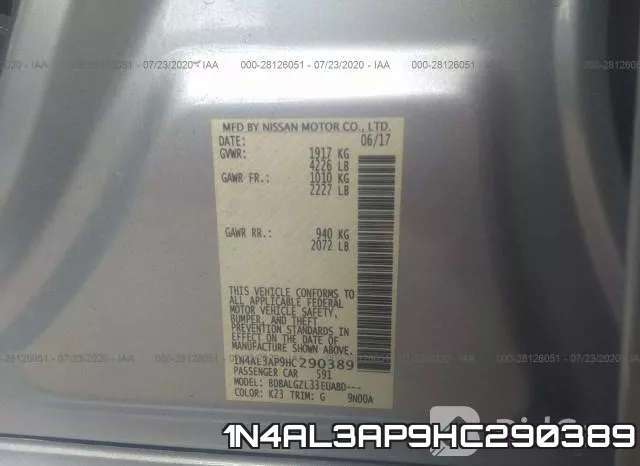 1N4AL3AP9HC290389 фото 10