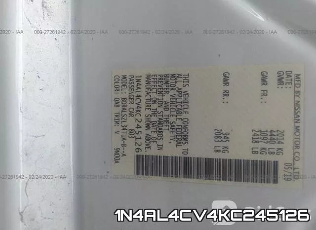 1N4AL4CV4KC245126 фото 10