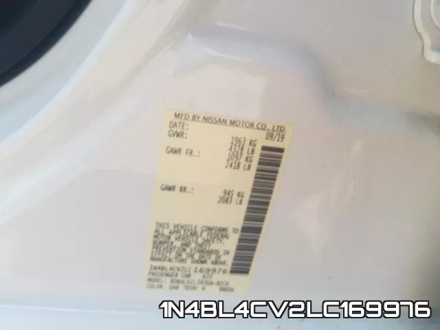 1N4BL4CV2LC169976 фото 2