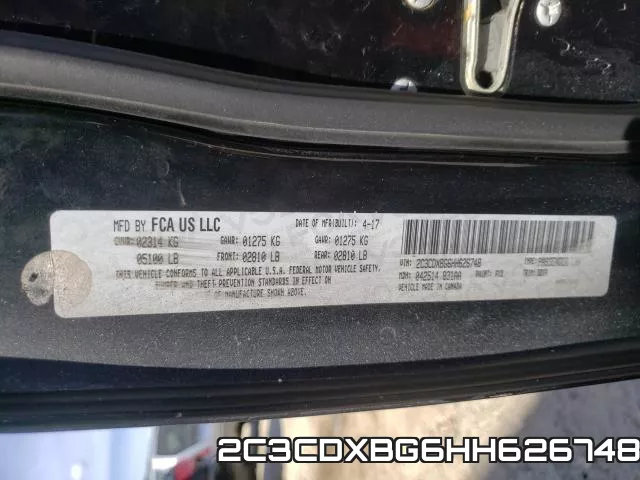 2C3CDXBG6HH626748 фото 2