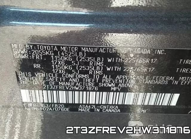 2T3ZFREV2HW371876 фото 9