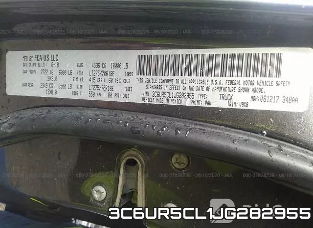 3C6UR5CL1JG282955 фото 10