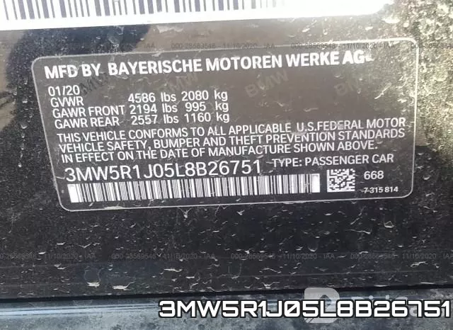 3MW5R1J05L8B26751 фото 9