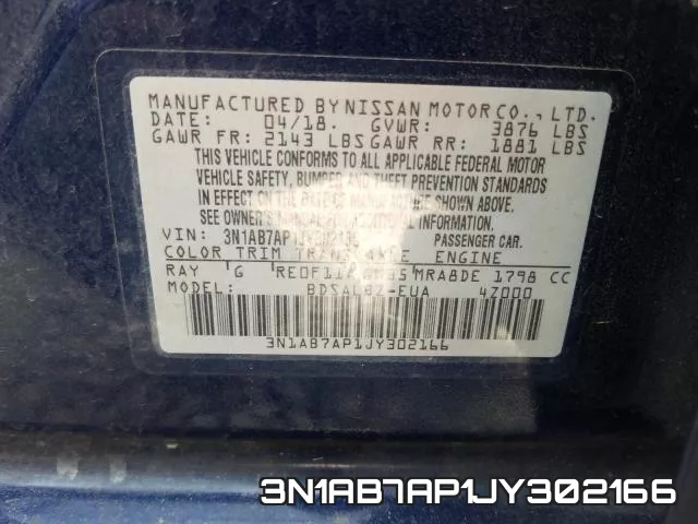 3N1AB7AP1JY302166 фото 2