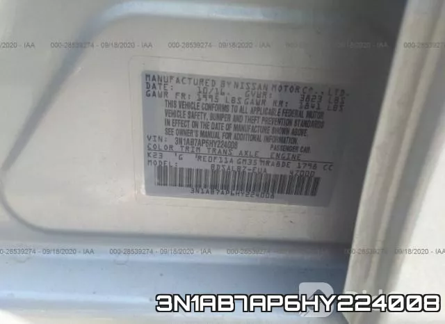 3N1AB7AP6HY224008 фото 10