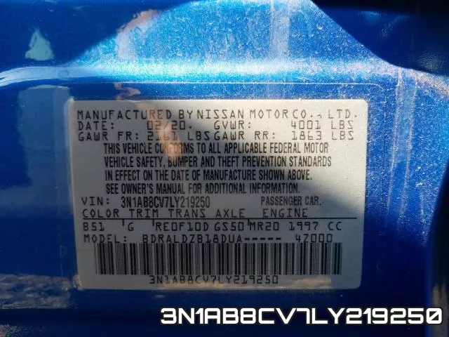 3N1AB8CV7LY219250 фото 2
