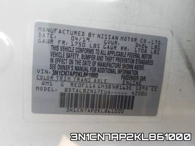 3N1CN7AP2KL861000 фото 2