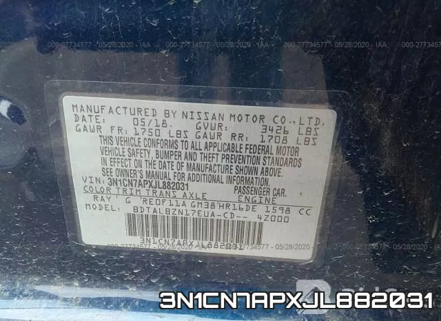 3N1CN7APXJL882031 фото 10