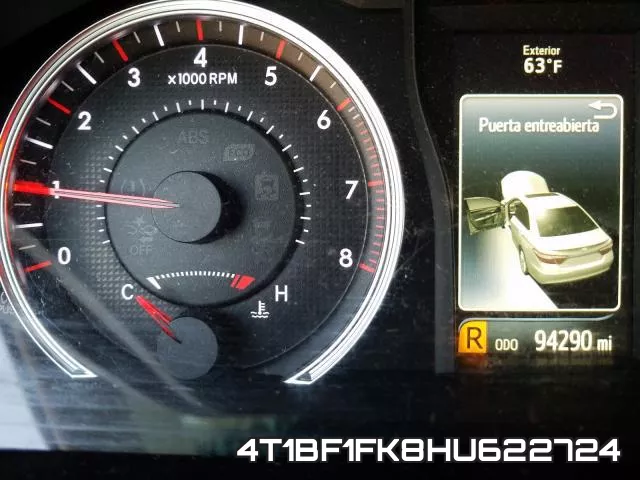 4T1BF1FK8HU622724 фото 9