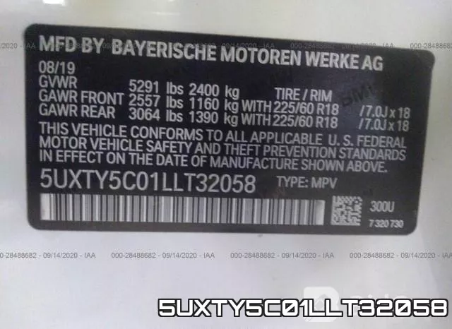 5UXTY5C01LLT32058 фото 10