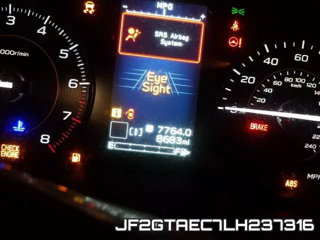 JF2GTAEC7LH237316 фото 9