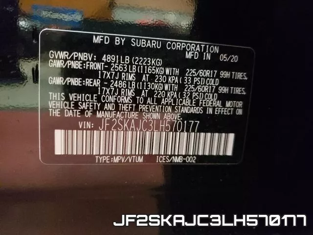 JF2SKAJC3LH570177 фото 2