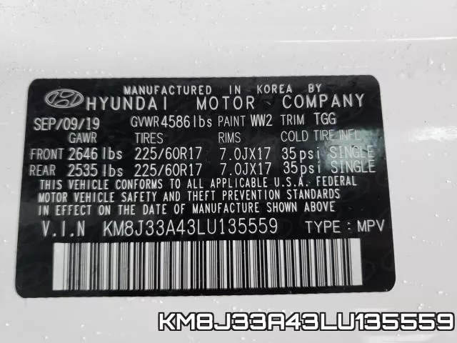 KM8J33A43LU135559 фото 2