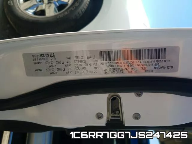 1C6RR7GG7JS247425 фото 2