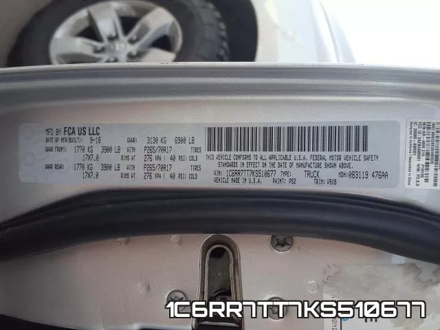1C6RR7TT7KS510677 фото 2