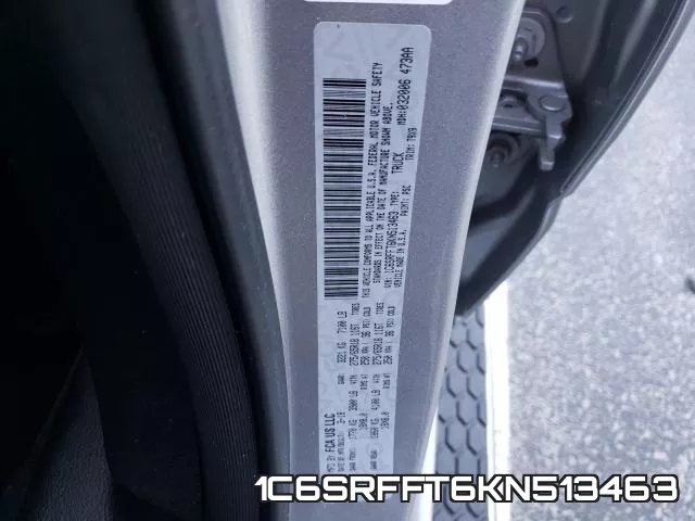 1C6SRFFT6KN513463 фото 2