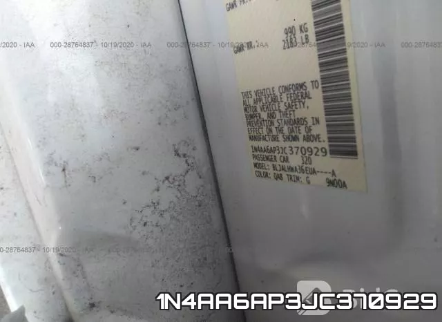 1N4AA6AP3JC370929 фото 10