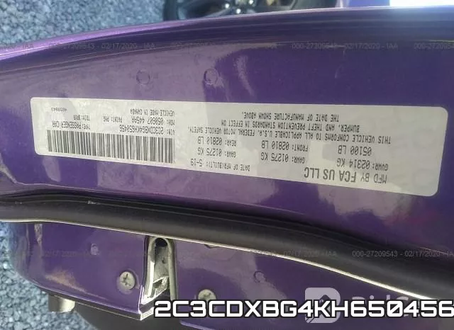 2C3CDXBG4KH650456 фото 10