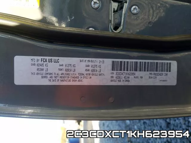 2C3CDXCT1KH623954 фото 2