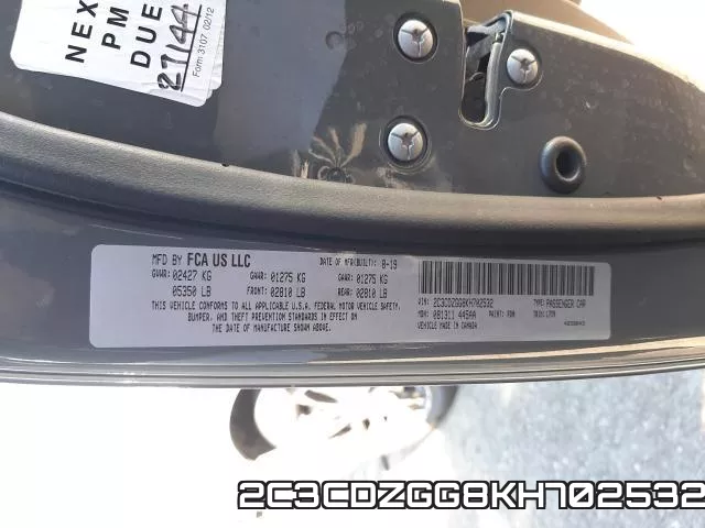 2C3CDZGG8KH702532 фото 2