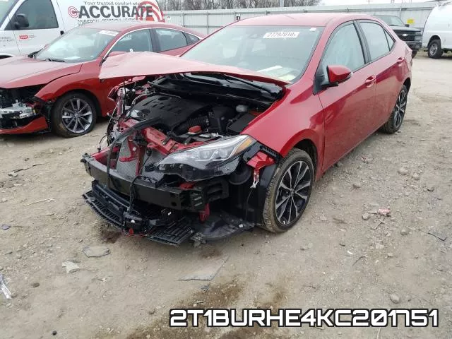 2T1BURHE4KC201751 фото 3