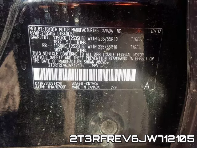2T3RFREV6JW712105 фото 2