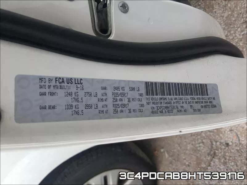 3C4PDCAB8HT539176 фото 2