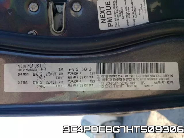 3C4PDCBG7HT509306 фото 2
