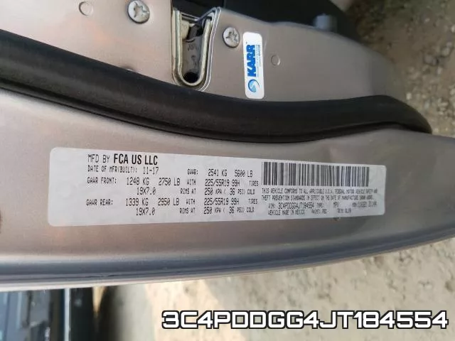 3C4PDDGG4JT184554 фото 2