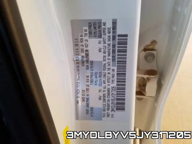 3MYDLBYV5JY317205 фото 2