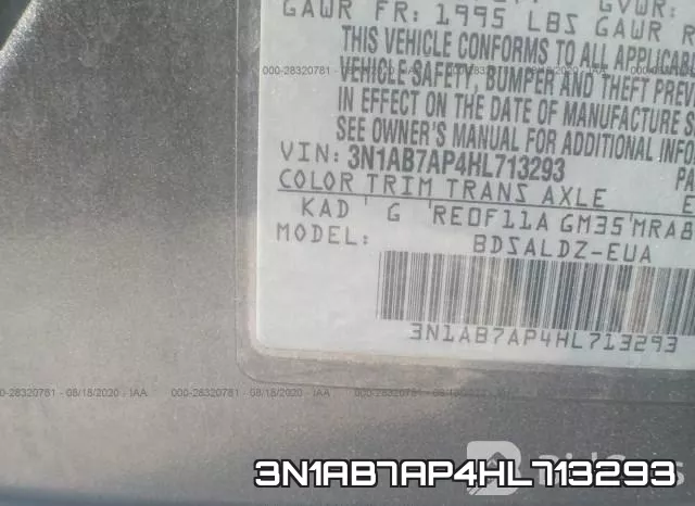 3N1AB7AP4HL713293 фото 8