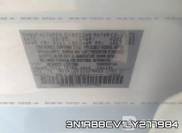 3N1AB8CV1LY277984 фото 10