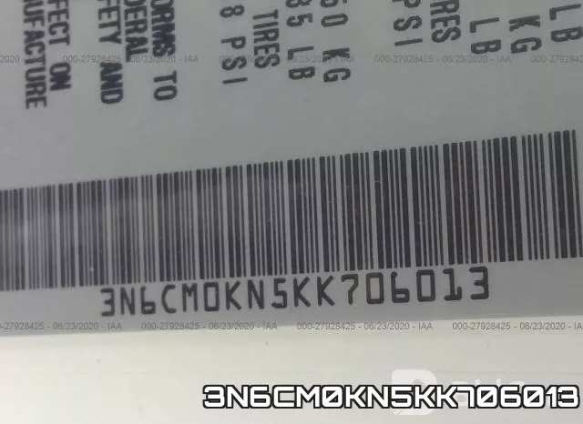 3N6CM0KN5KK706013 фото 10