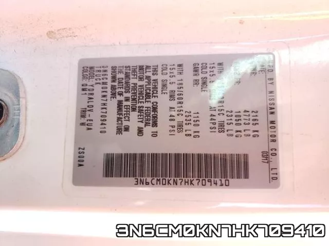3N6CM0KN7HK709410 фото 2