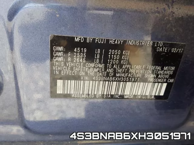 4S3BNAB6XH3051971 фото 2