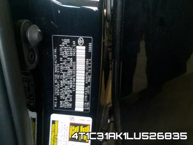 4T1C31AK1LU526835 фото 2