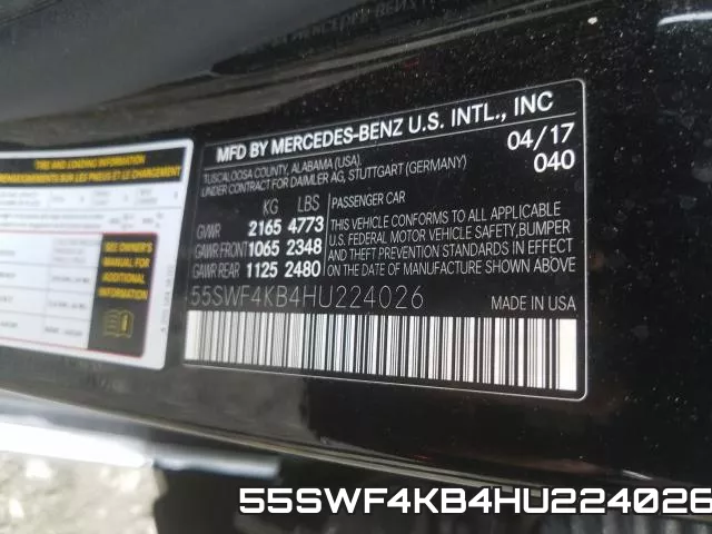 55SWF4KB4HU224026 фото 2