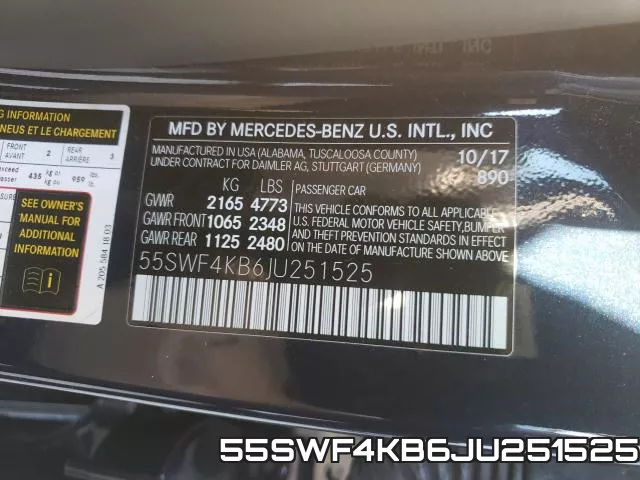 55SWF4KB6JU251525 фото 2