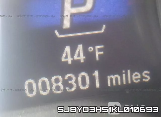 5J8YD3H51KL010693 фото 8