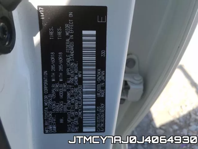 JTMCY7AJ0J4064930 фото 2