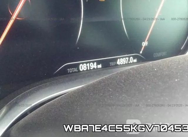 WBA7E4C55KGV70453 фото 8