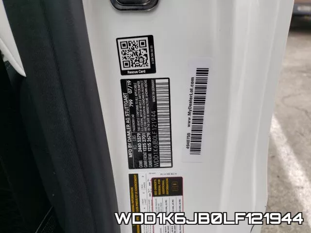 WDD1K6JB0LF121944 фото 2