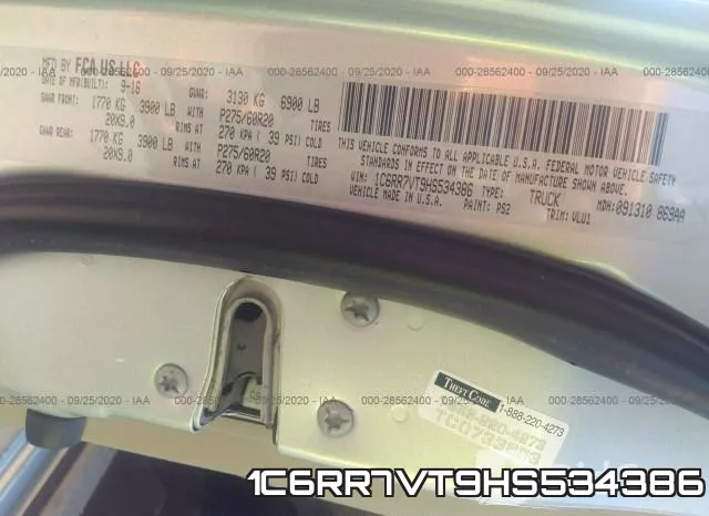 1C6RR7VT9HS534386 фото 8
