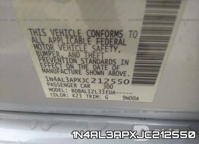 1N4AL3APXJC212550 фото 10