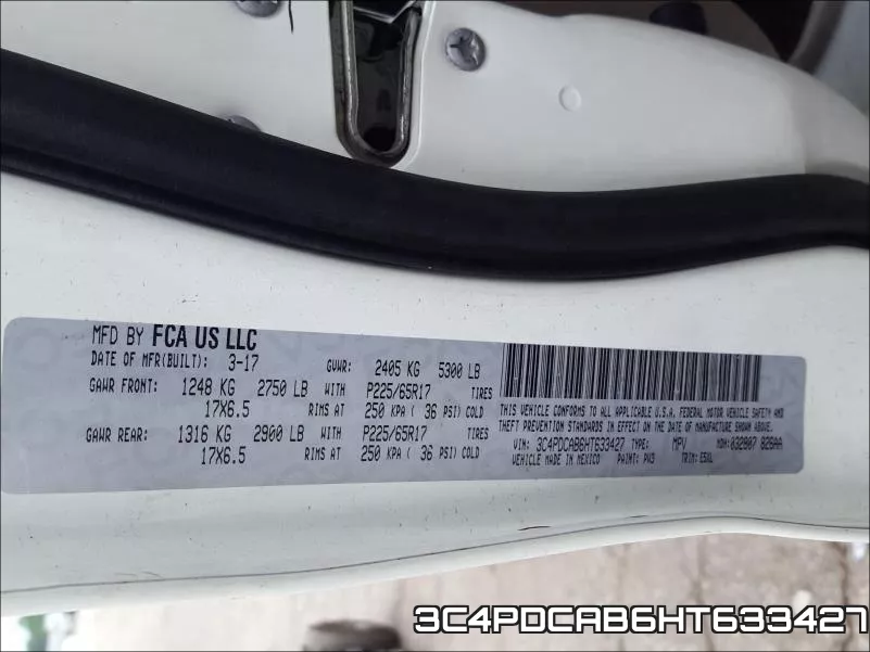 3C4PDCAB6HT633427 фото 2